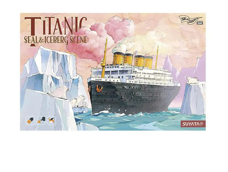 Titanic - Seal & Iceberg Scene Model Kit - Urbanlystore