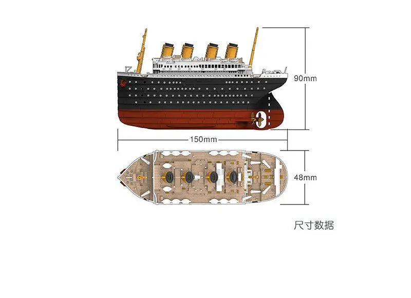 Titanic - Seal & Iceberg Scene Model Kit - Urbanlystore