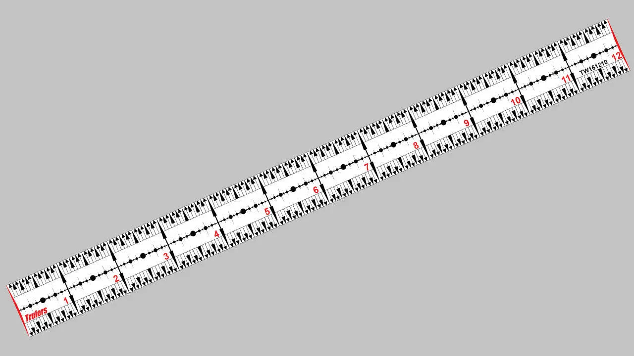 Trulers 16ths, 1ft Standard 10 pack - Urbanlystore