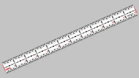 Trulers 16ths, 1ft Standard 10 pack trulers