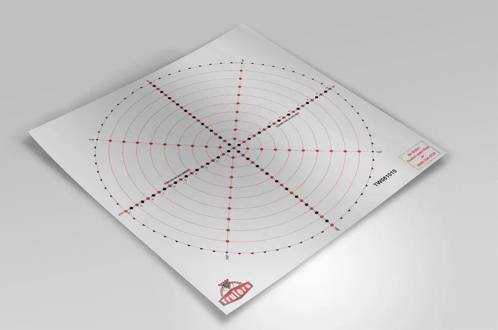 Trulers Eighths, Circle 10 inch, 10 pack - Urbanlystore