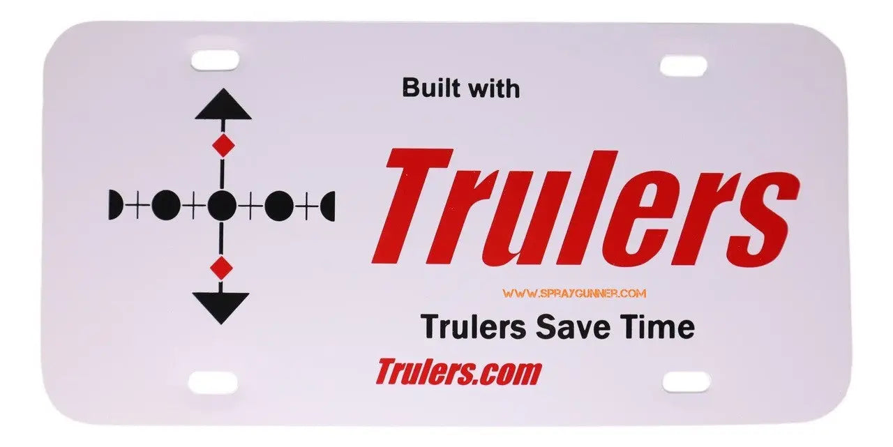 Trulers "Built With Trulers" License Plate - Urbanlystore