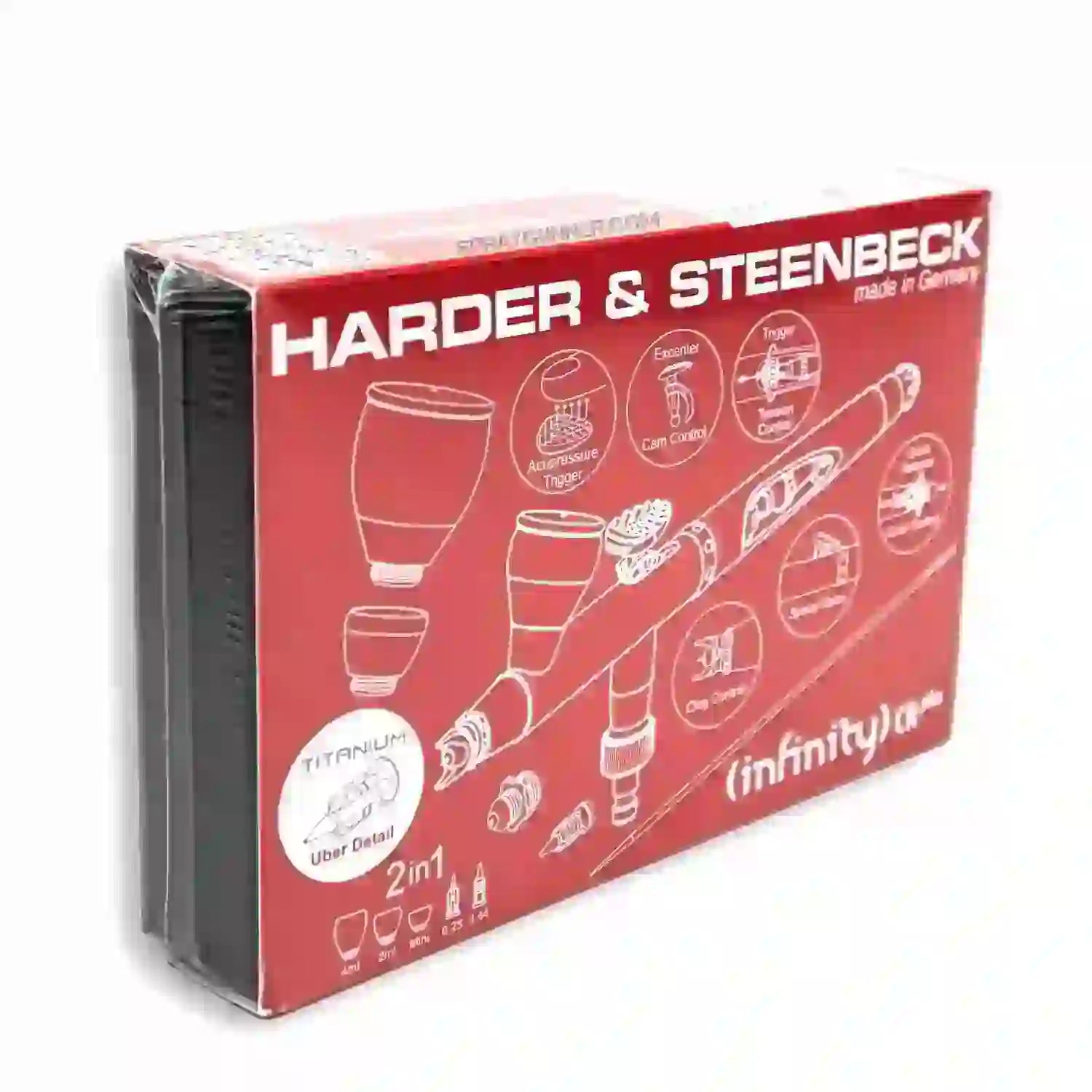 Harder & Steenbeck NEW INFINITY 2024 CRplus 2in1 airbrush - Urbanlystore