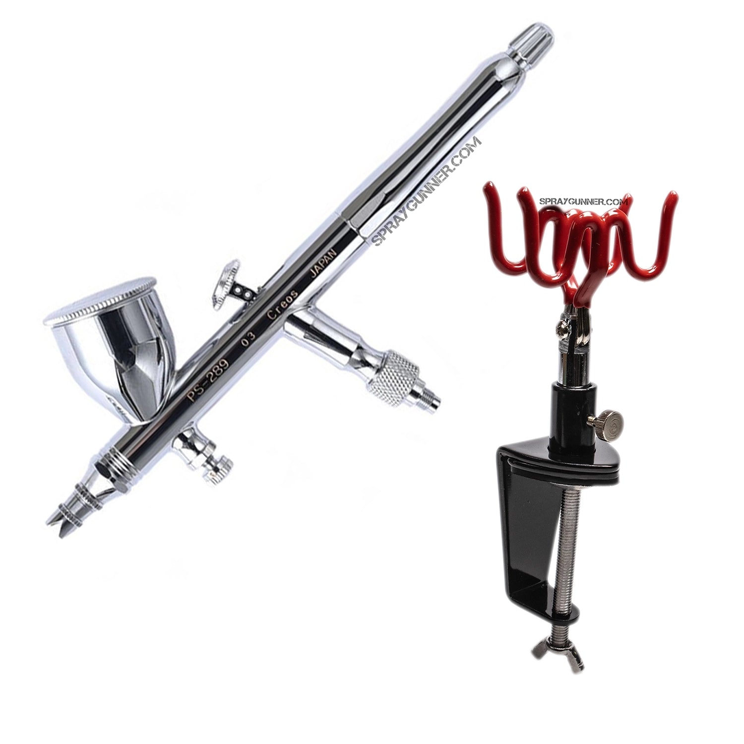 Used GSI Creos Mr. Airbrush Procon Boy PS-289 0.3mm Platinum GSI Creos Mr. Hobby at Urbanlystore