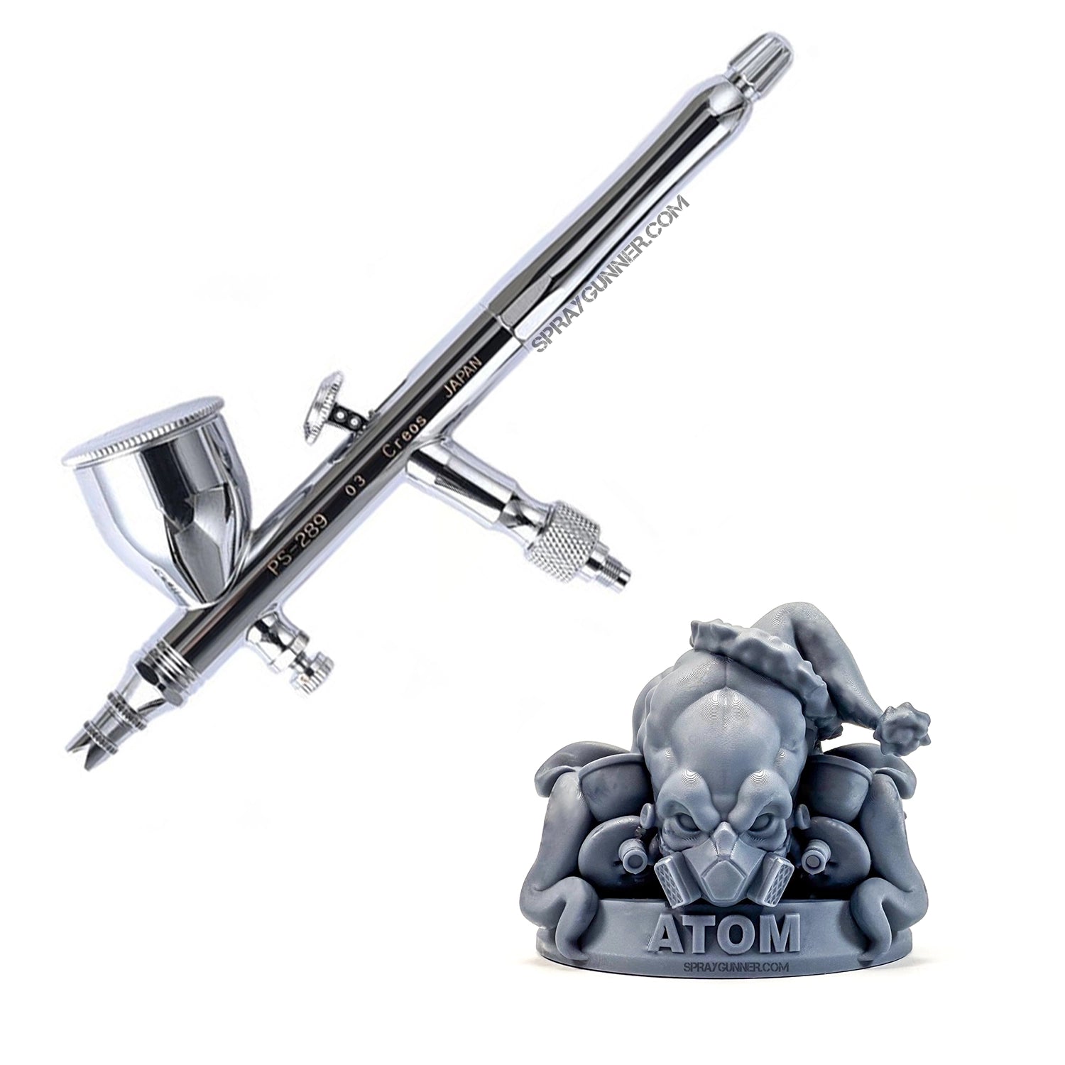 Used GSI Creos Mr. Airbrush Procon Boy PS-289 0.3mm Platinum GSI Creos Mr. Hobby at Urbanlystore