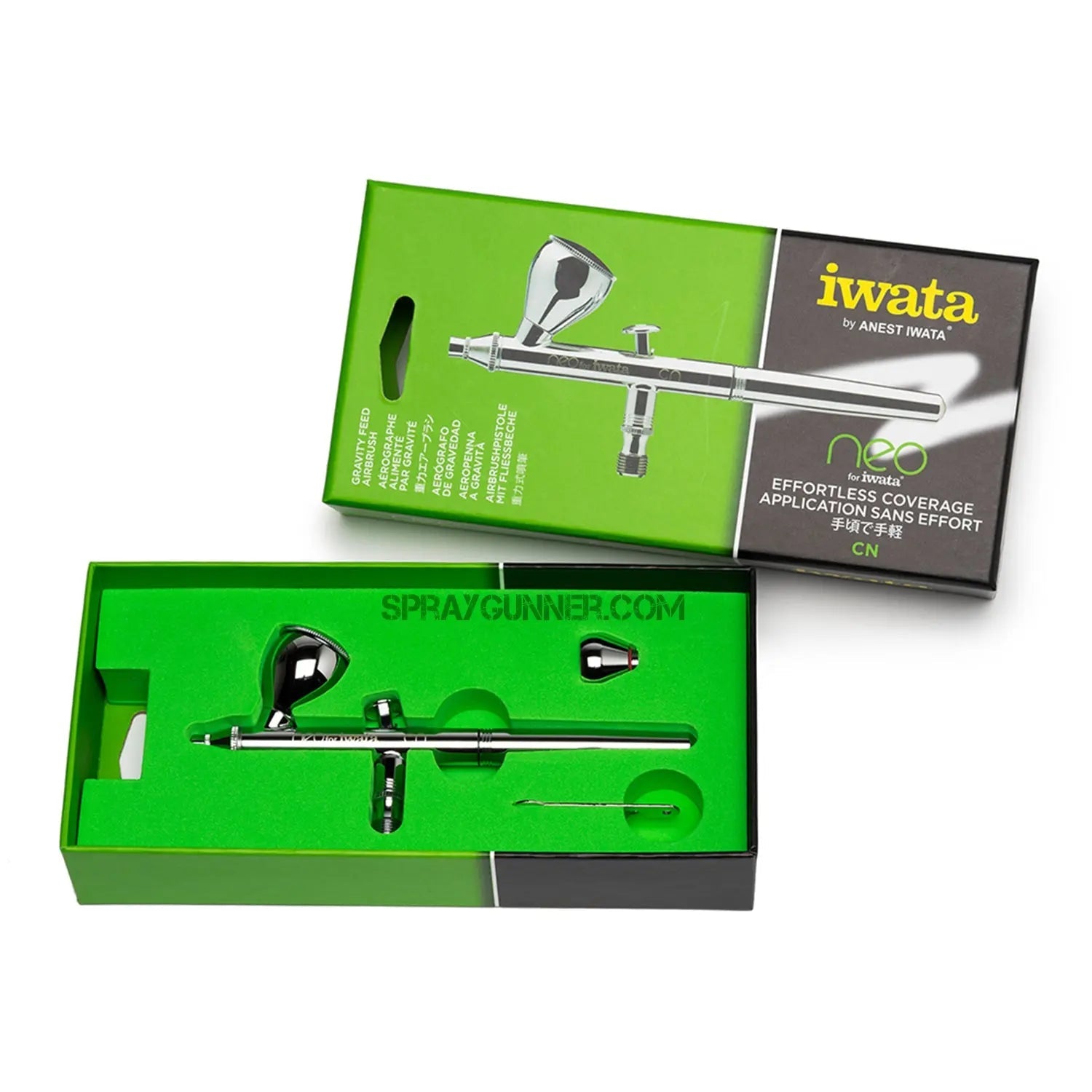 Used NEO for Iwata CN Gravity Feed Dual Action Airbrush