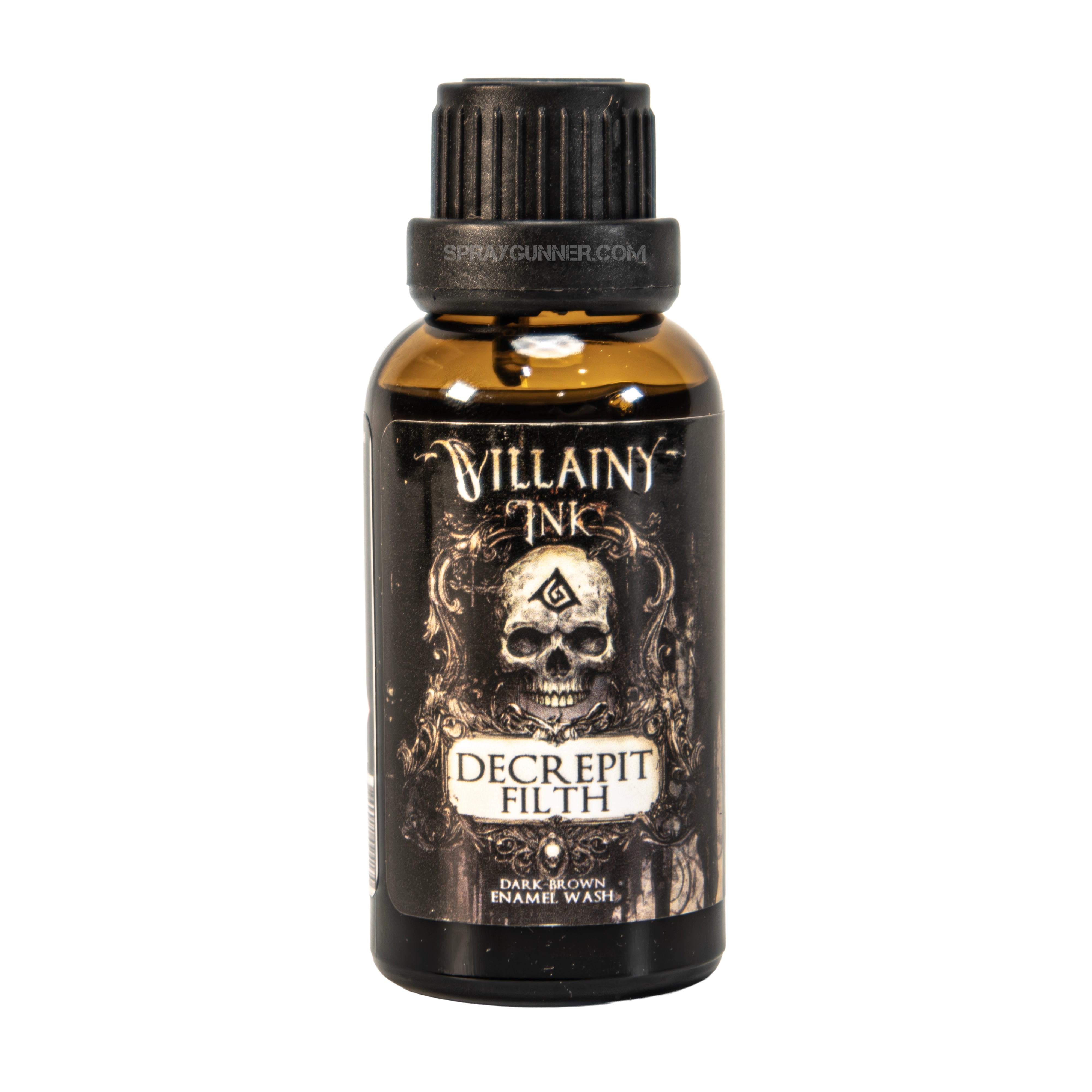 Villainy Ink Enamel Wash: Decrepit Filth (30mL)