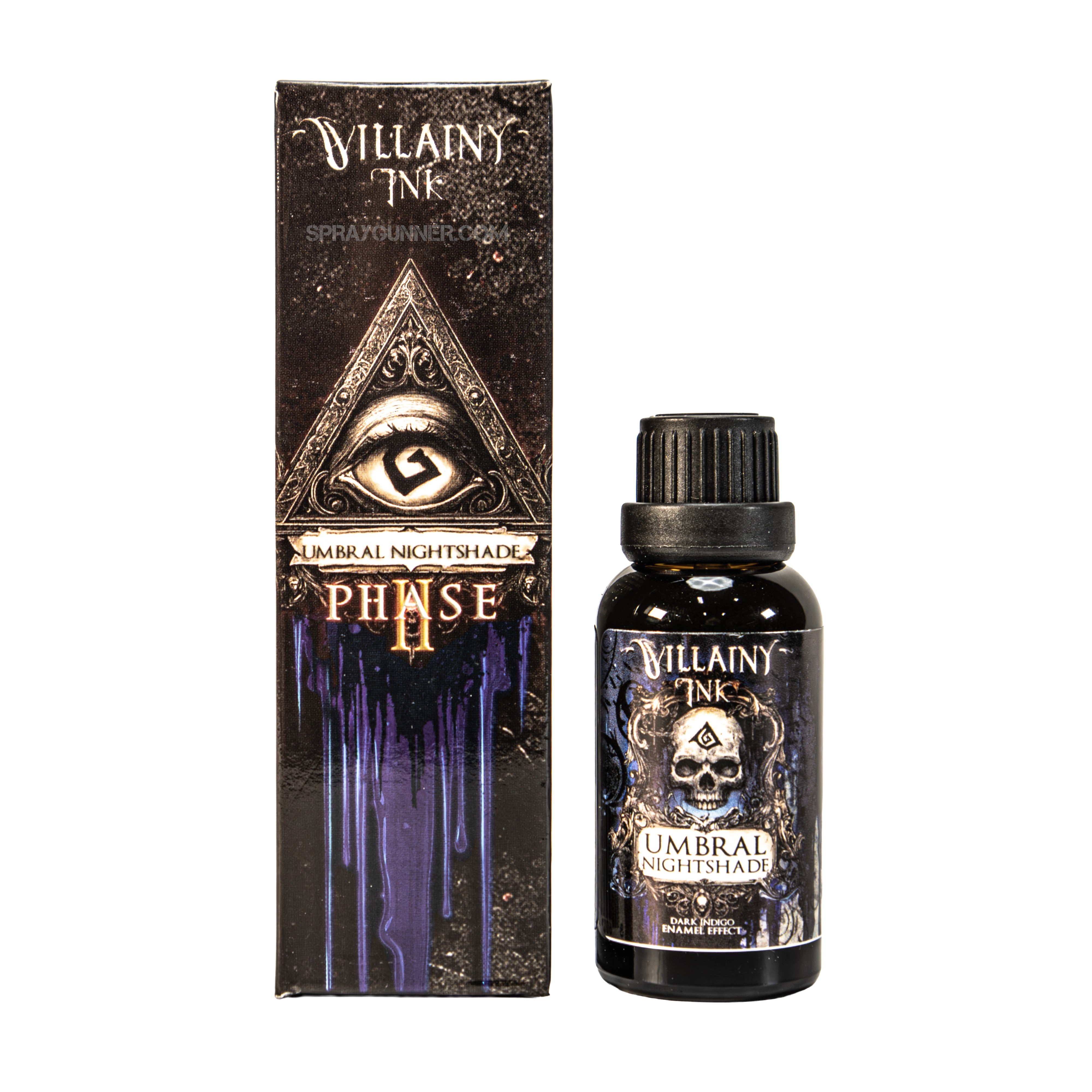 Villainy Ink Enamel Wash: Umbral Nightshade (30mL)