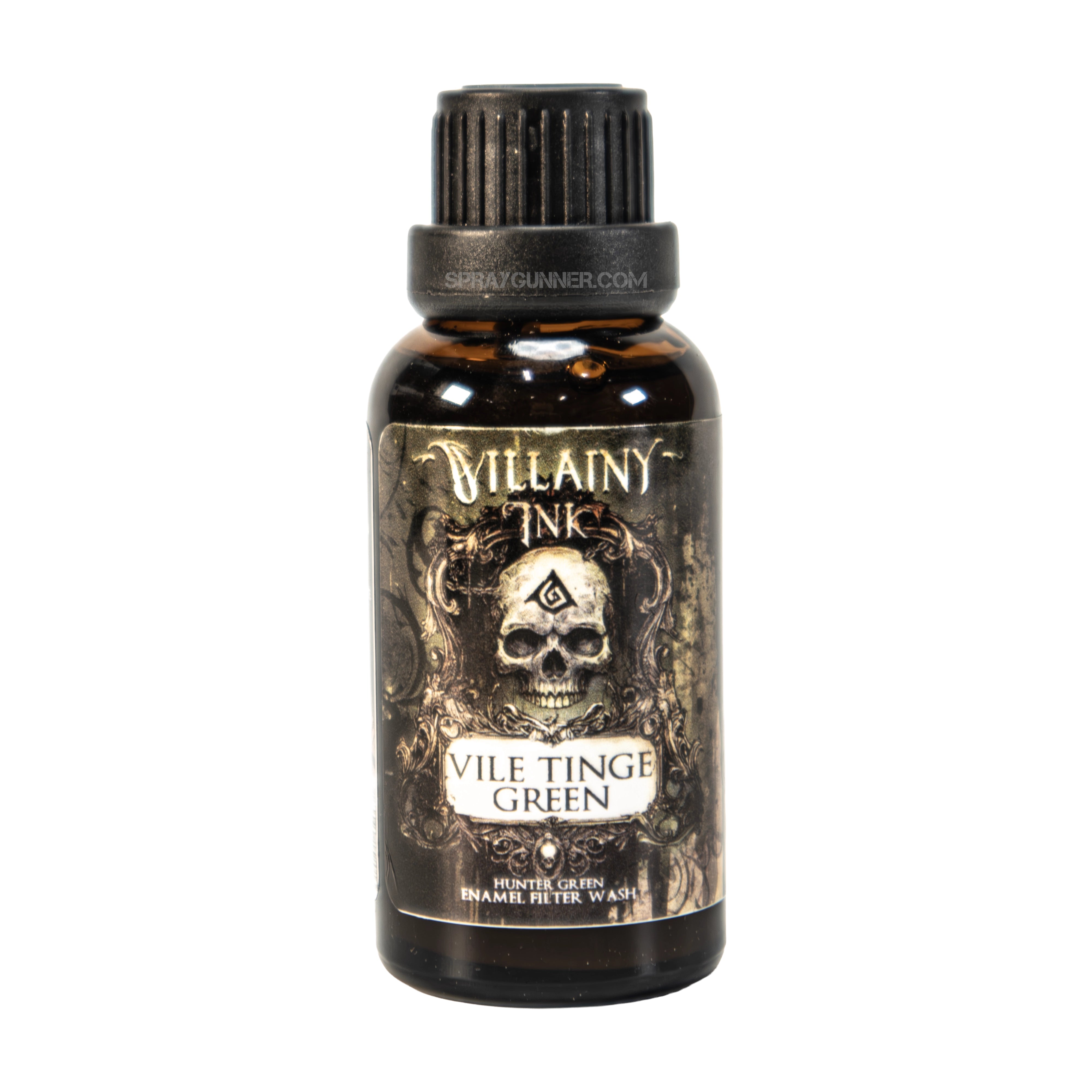 Villainy Ink Enamel Wash: Vile Tinge Green (30mL)