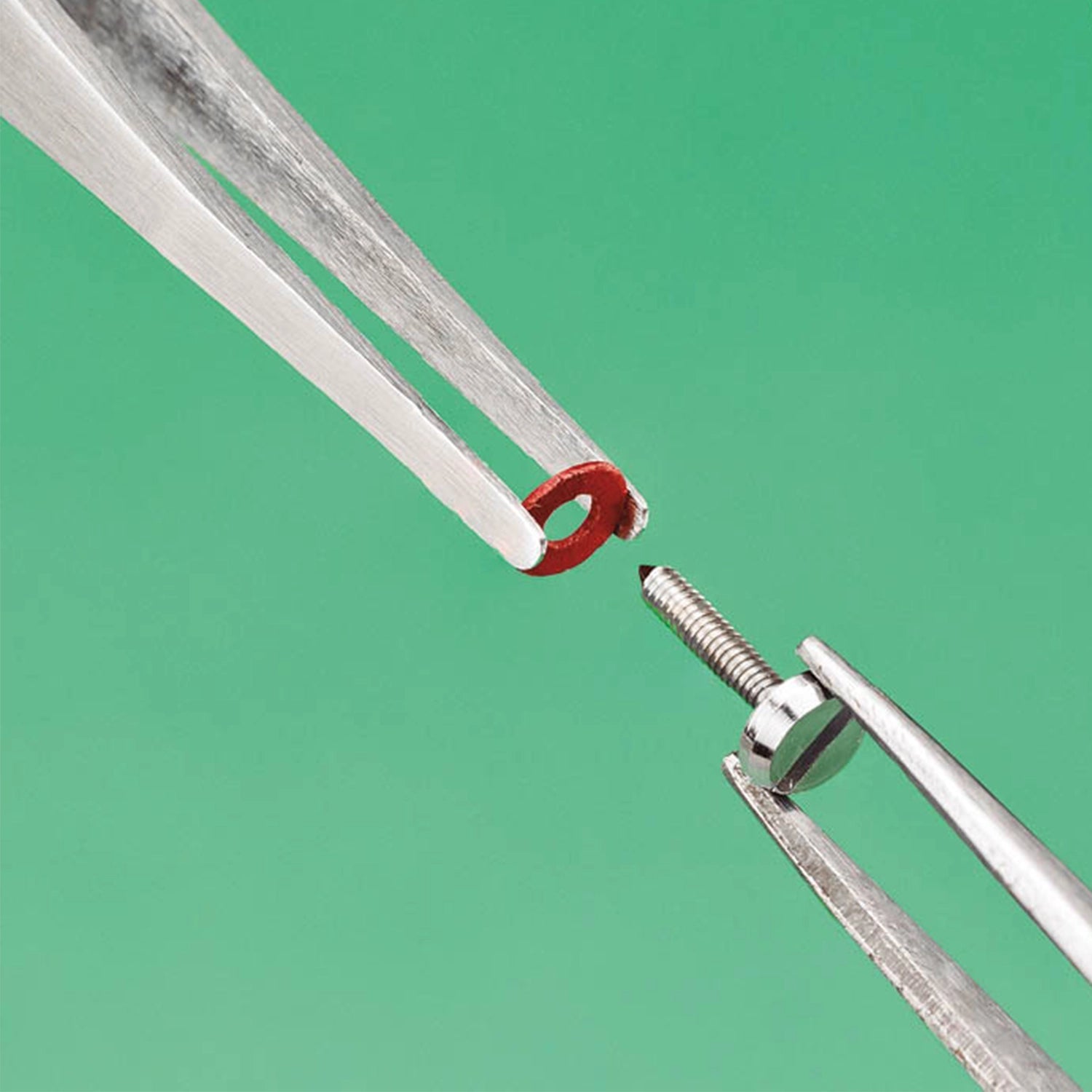 Vallejo Tools Flat Rounded Stainless Steel Tweezers (120 mm) Vallejo at Urbanlystore