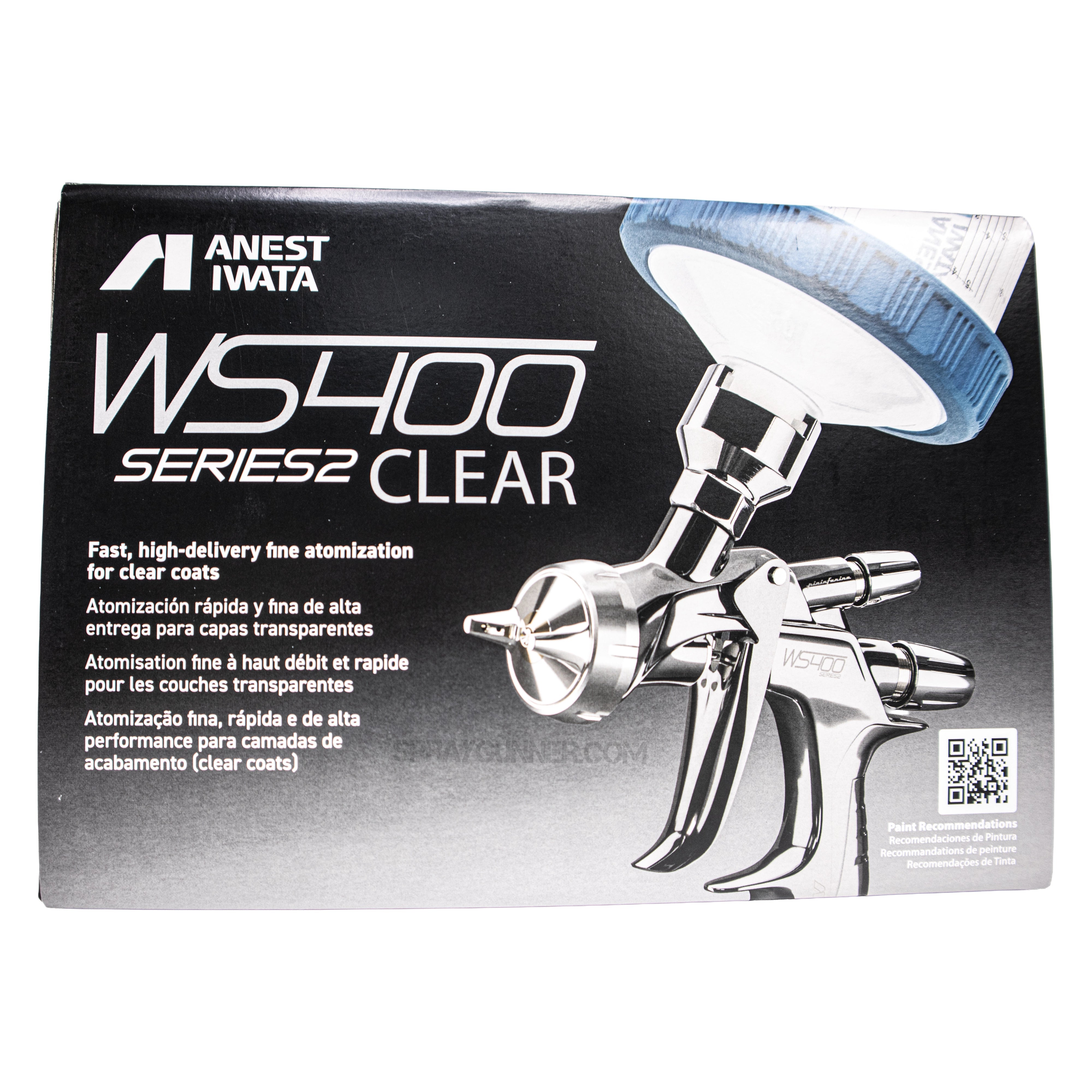 Open Box Anest Iwata WS-400 Series 2 Clear Digital Spray Gun Eco Set (Supernova Replacement) Comes with Metal Cup 1.2HD Anest Iwata at Urbanlystore