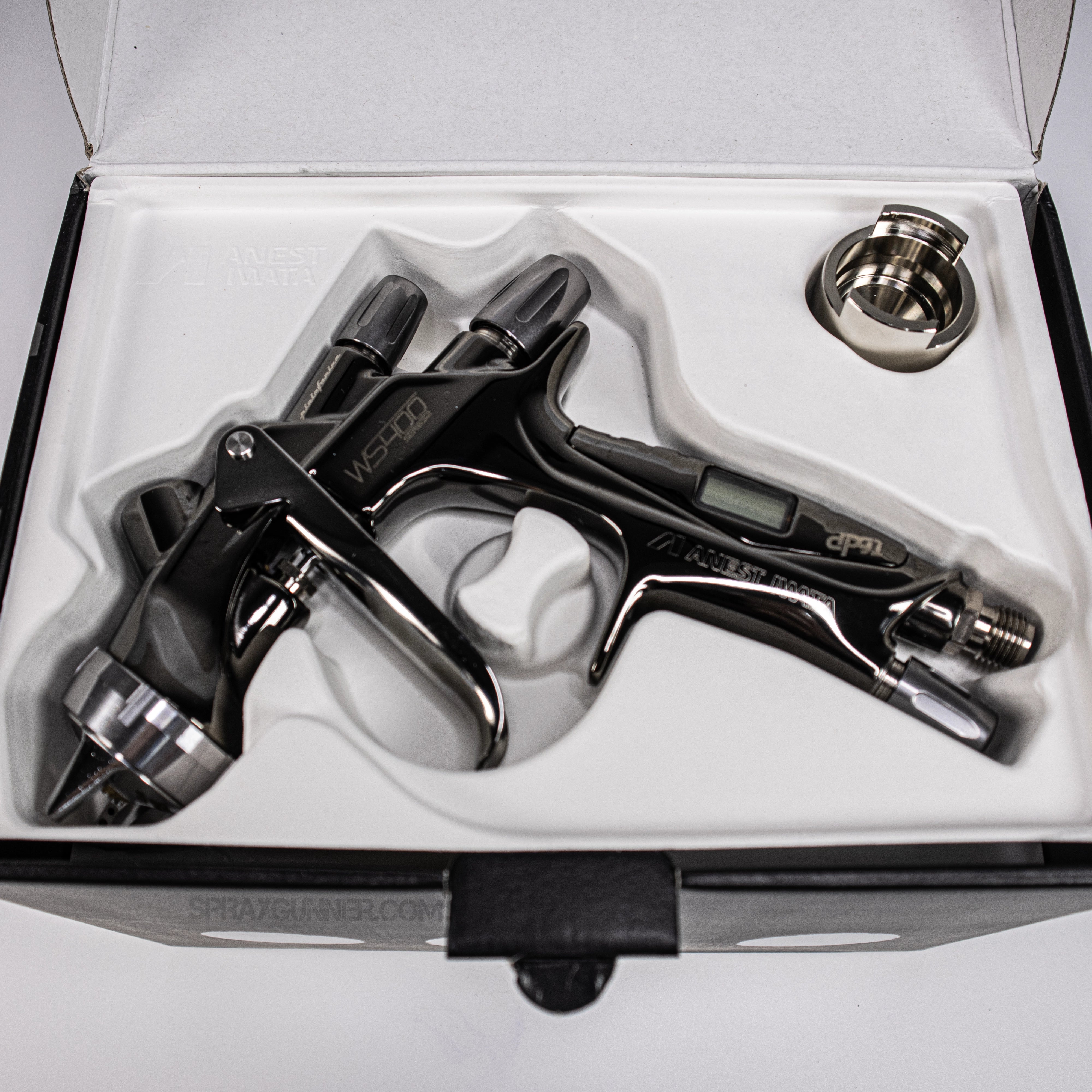 Open Box Anest Iwata WS-400 Series 2 Clear Digital Spray Gun Eco Set (Supernova Replacement) Comes with Metal Cup 1.2HD Anest Iwata at Urbanlystore