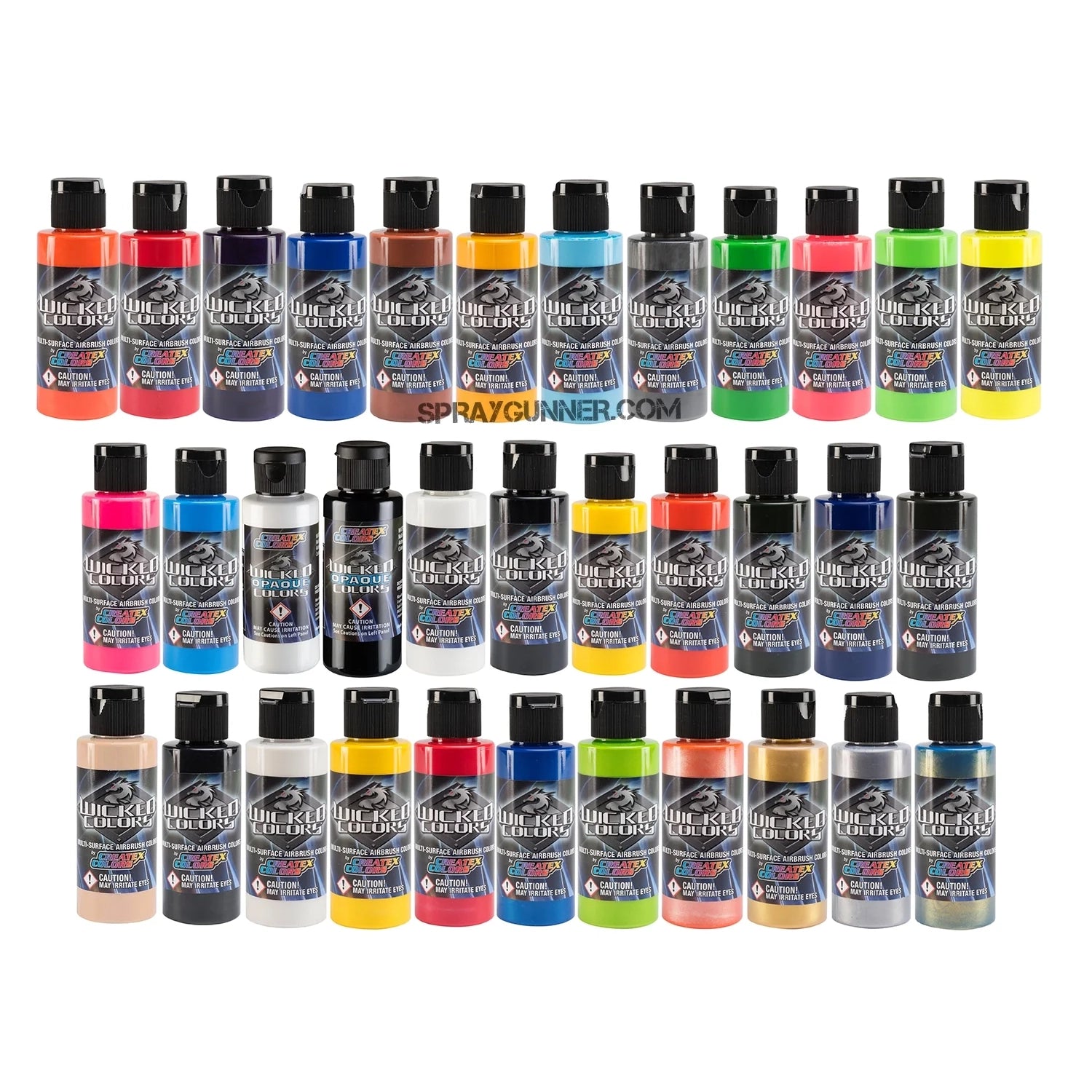 Createx Wicked Paints 35 Color Set - Urbanlystore