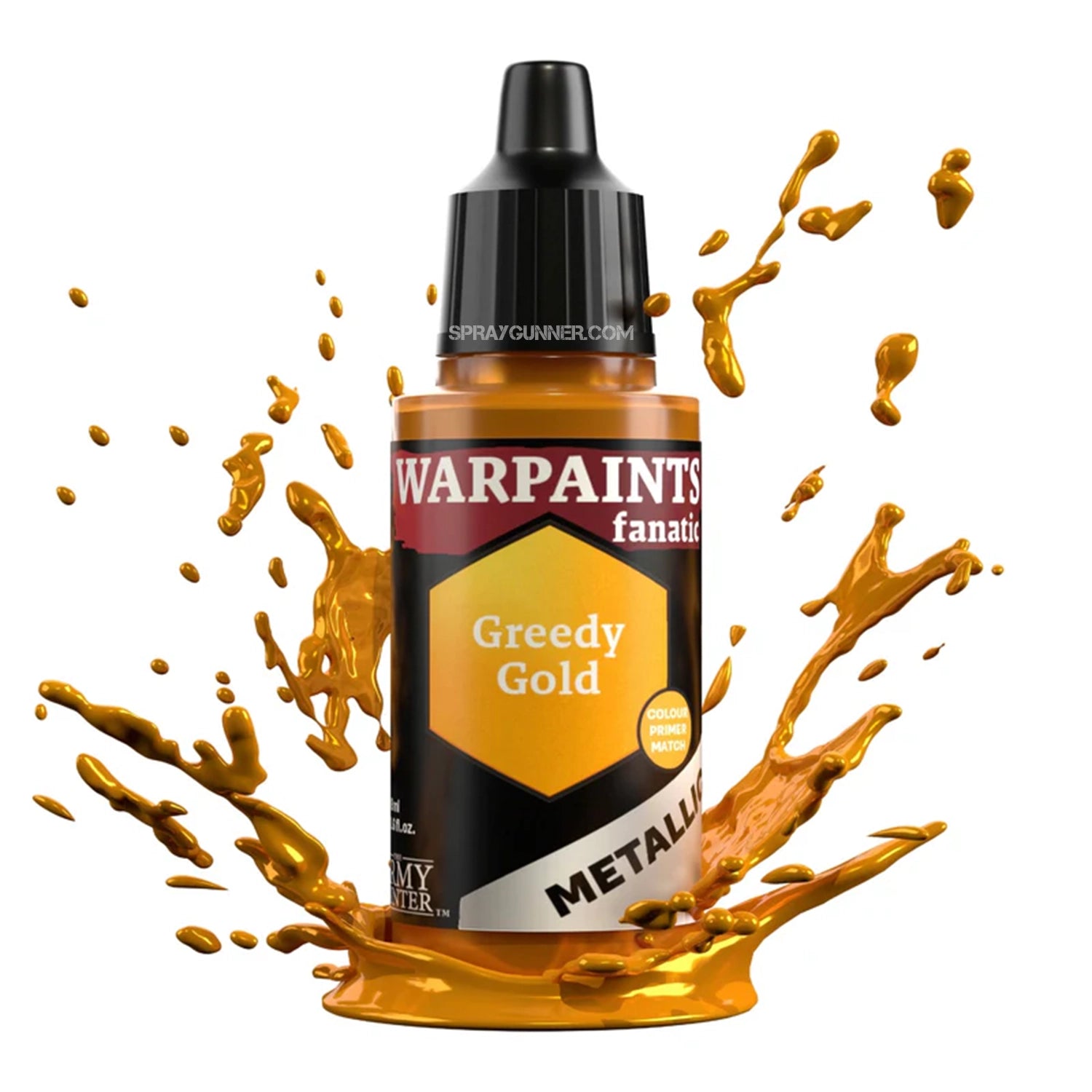 THE ARMY PAINTER: Warpaints Fanatic Metallic Greedy Gold - Urbanlystore