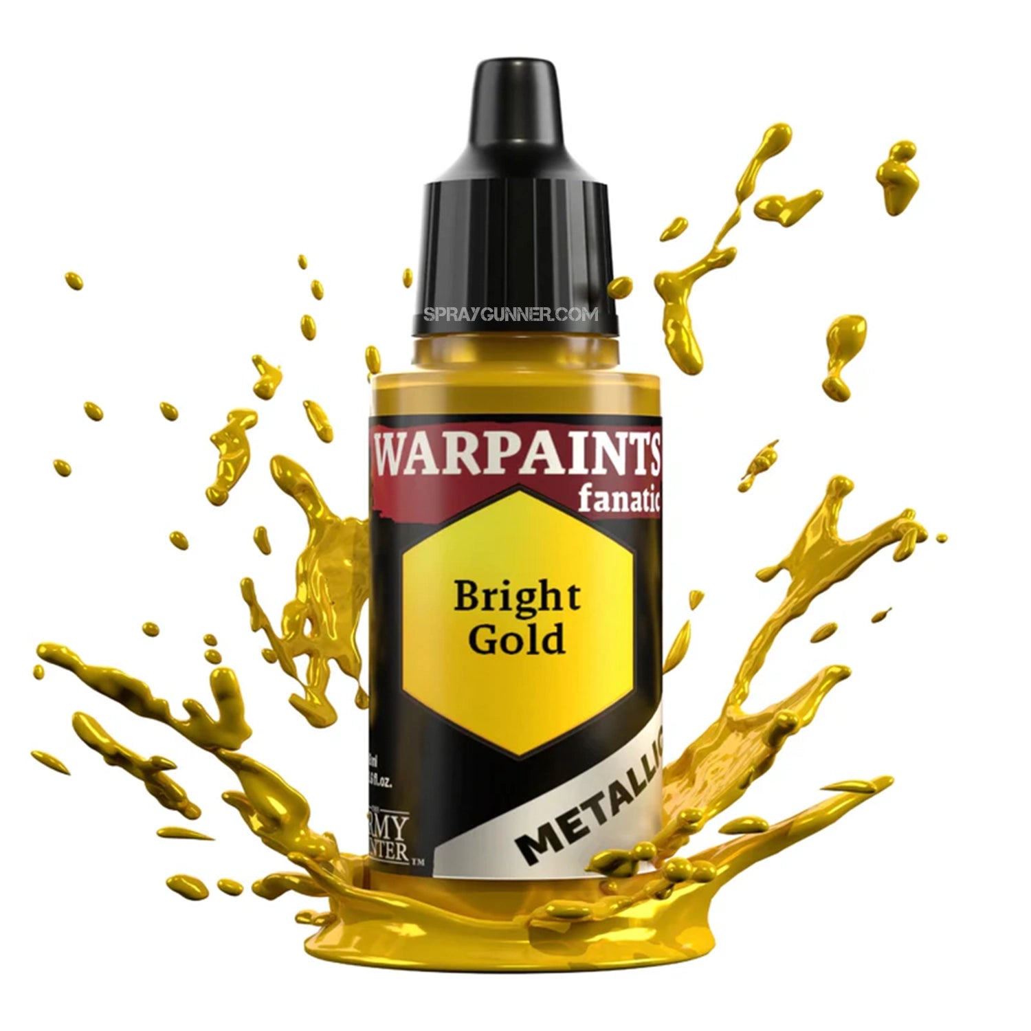 THE ARMY PAINTER: Warpaints Fanatic Metallic Bright Gold - Urbanlystore