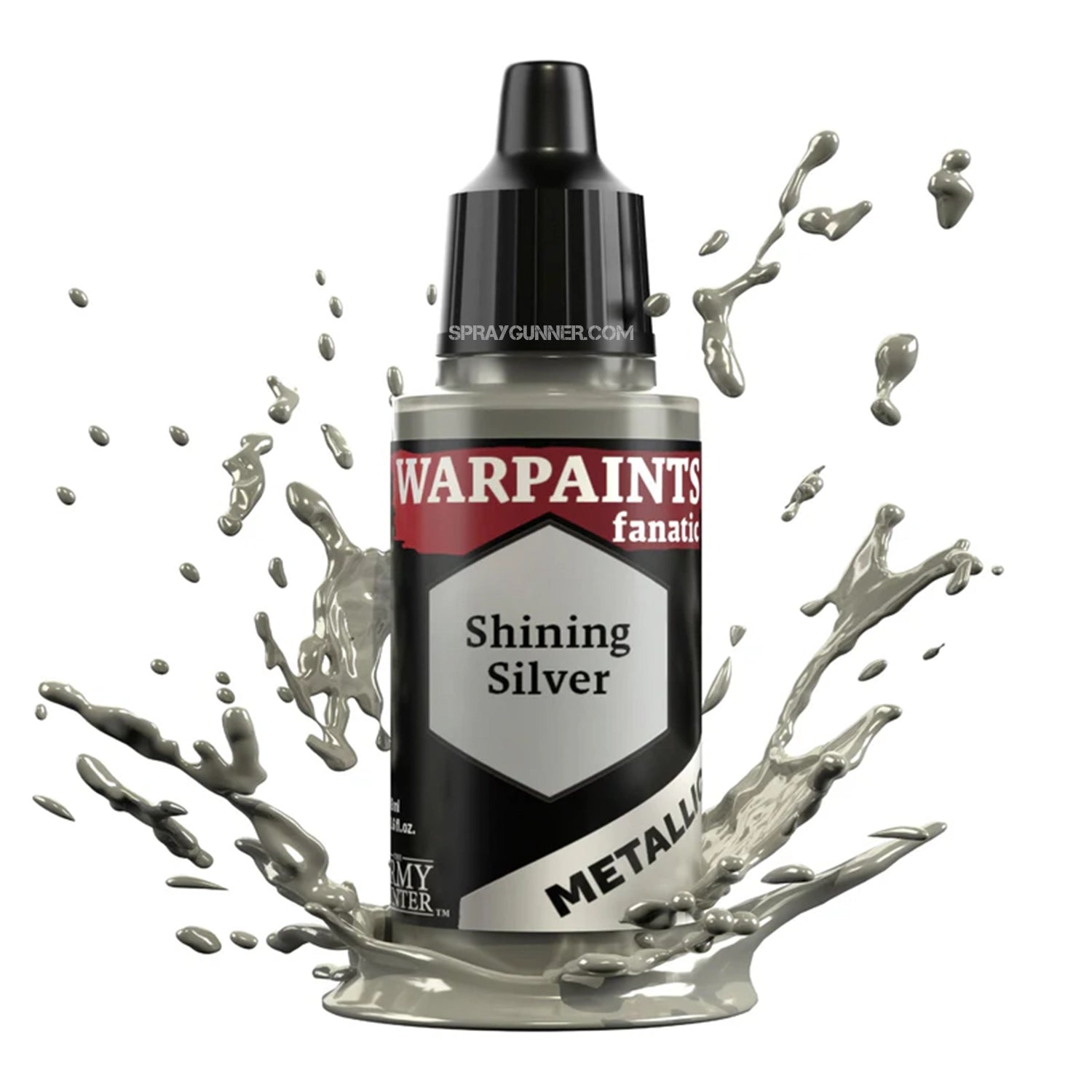 THE ARMY PAINTER: Warpaints Fanatic Metallic Shining Silver - Urbanlystore