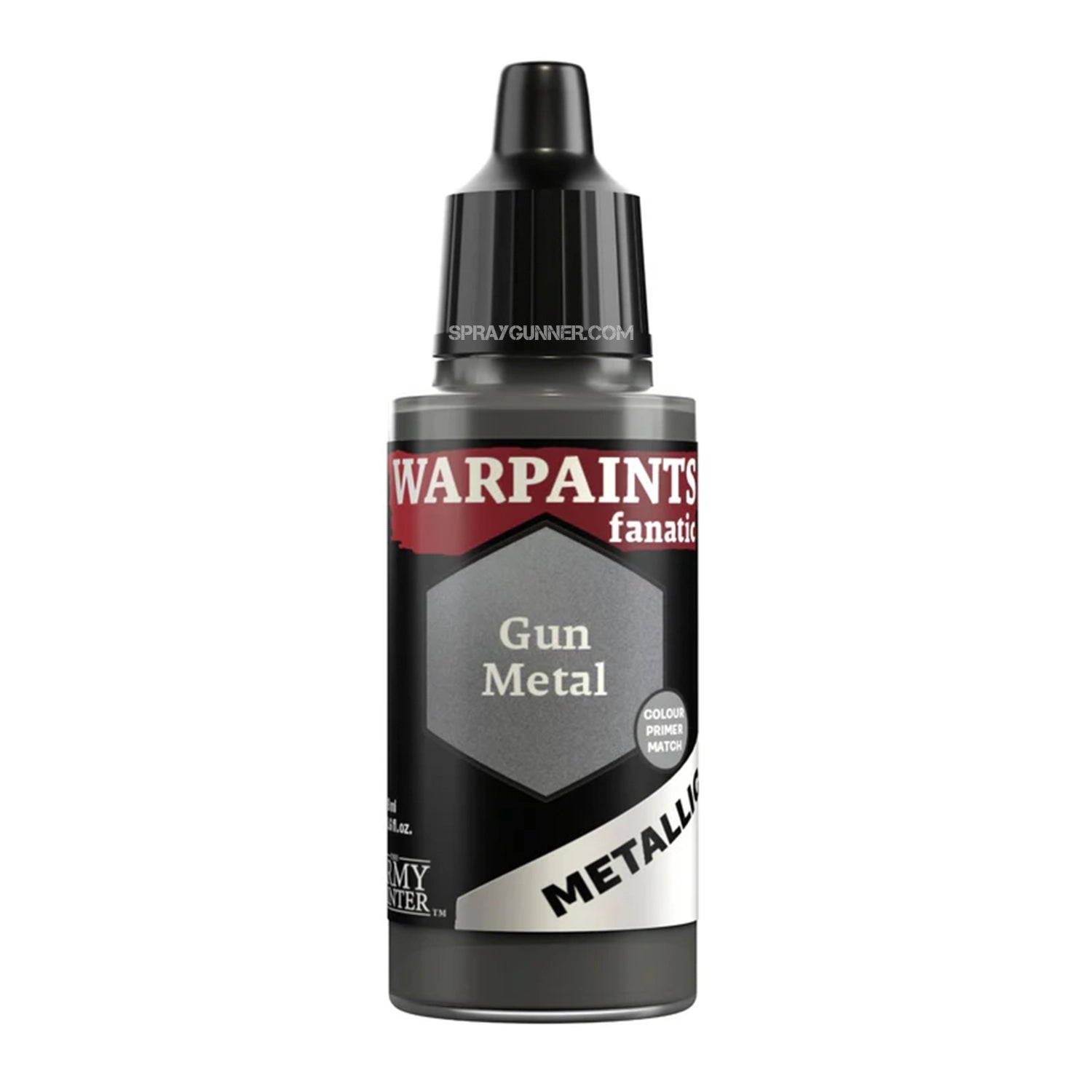 THE ARMY PAINTER: Warpaints Fanatic Metallic Gun Metal - Urbanlystore