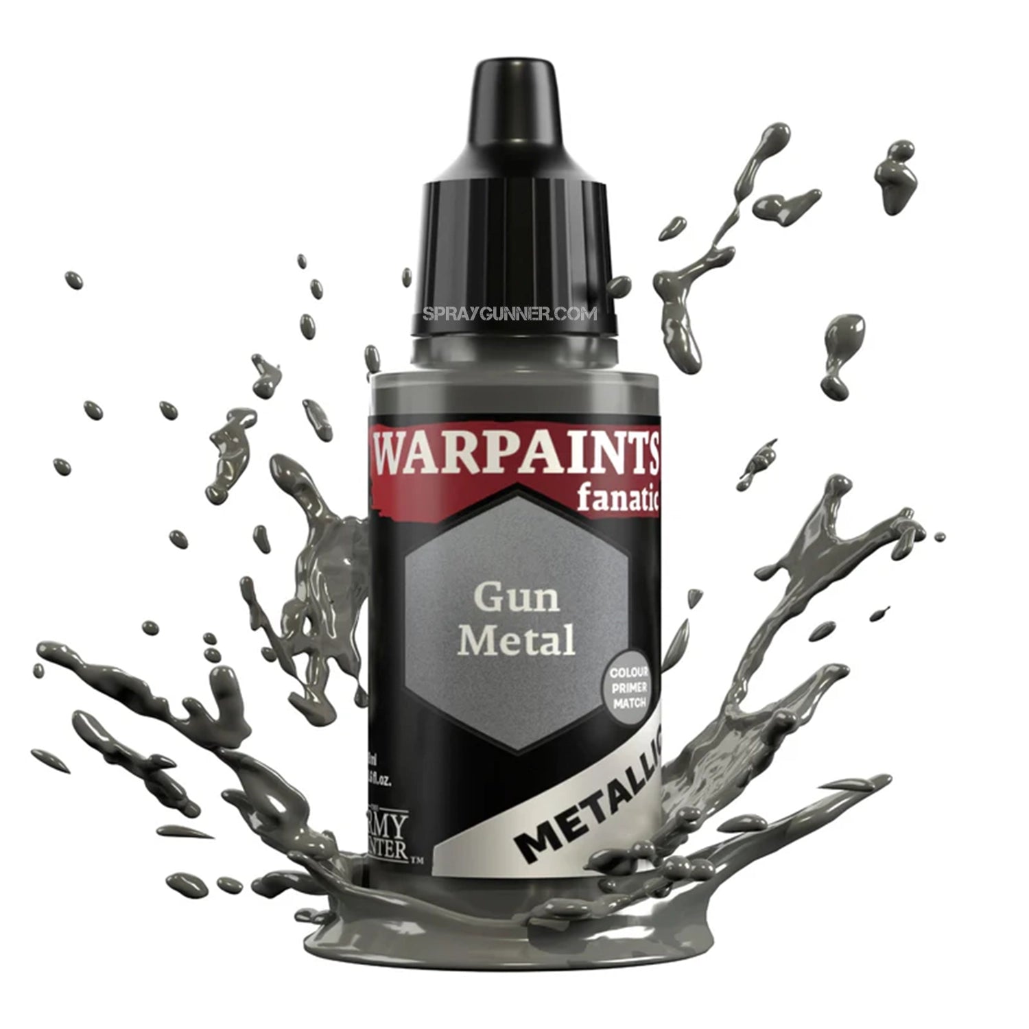 THE ARMY PAINTER: Warpaints Fanatic Metallic Gun Metal - Urbanlystore