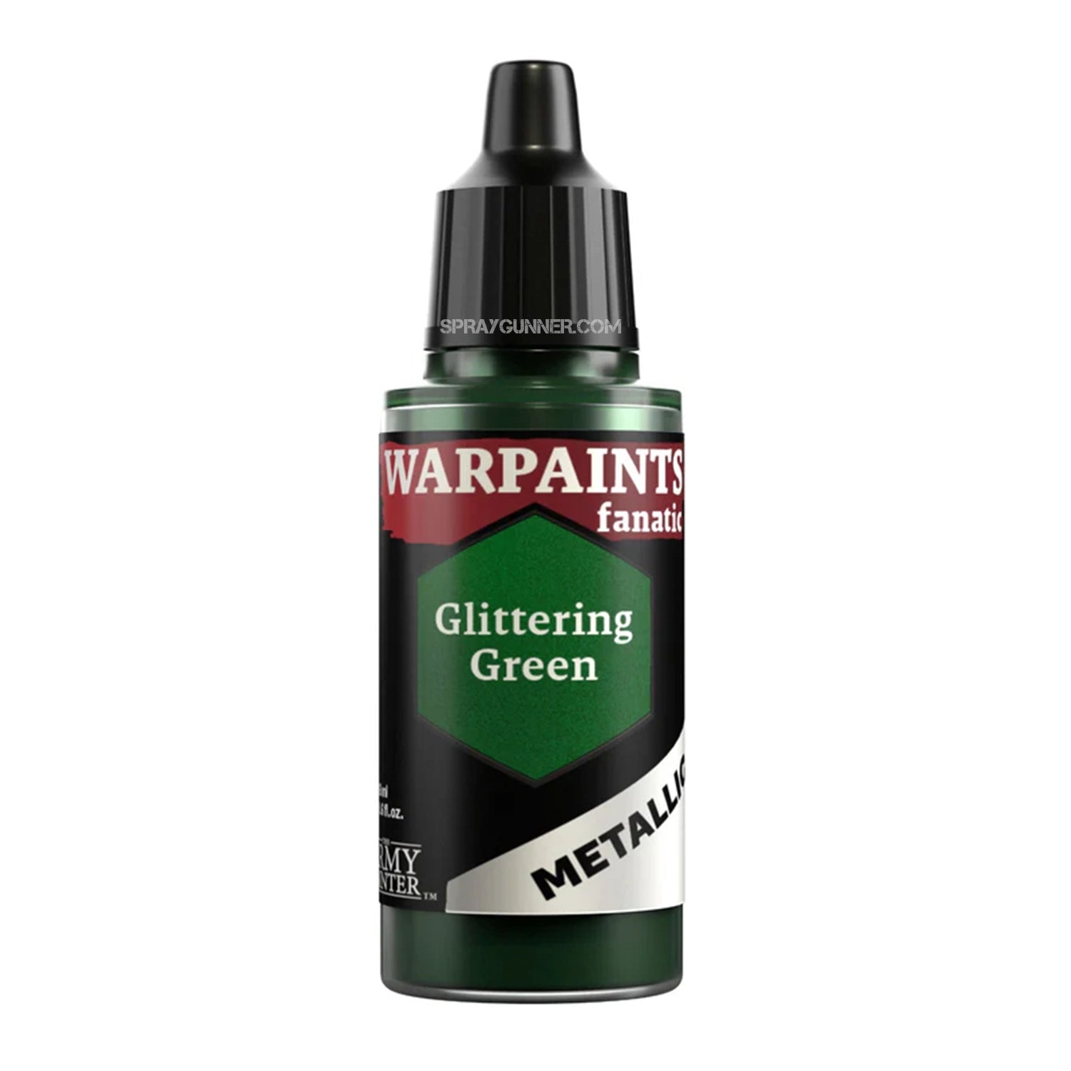 THE ARMY PAINTER: Warpaints Fanatic Metallic Glittering Green - Urbanlystore