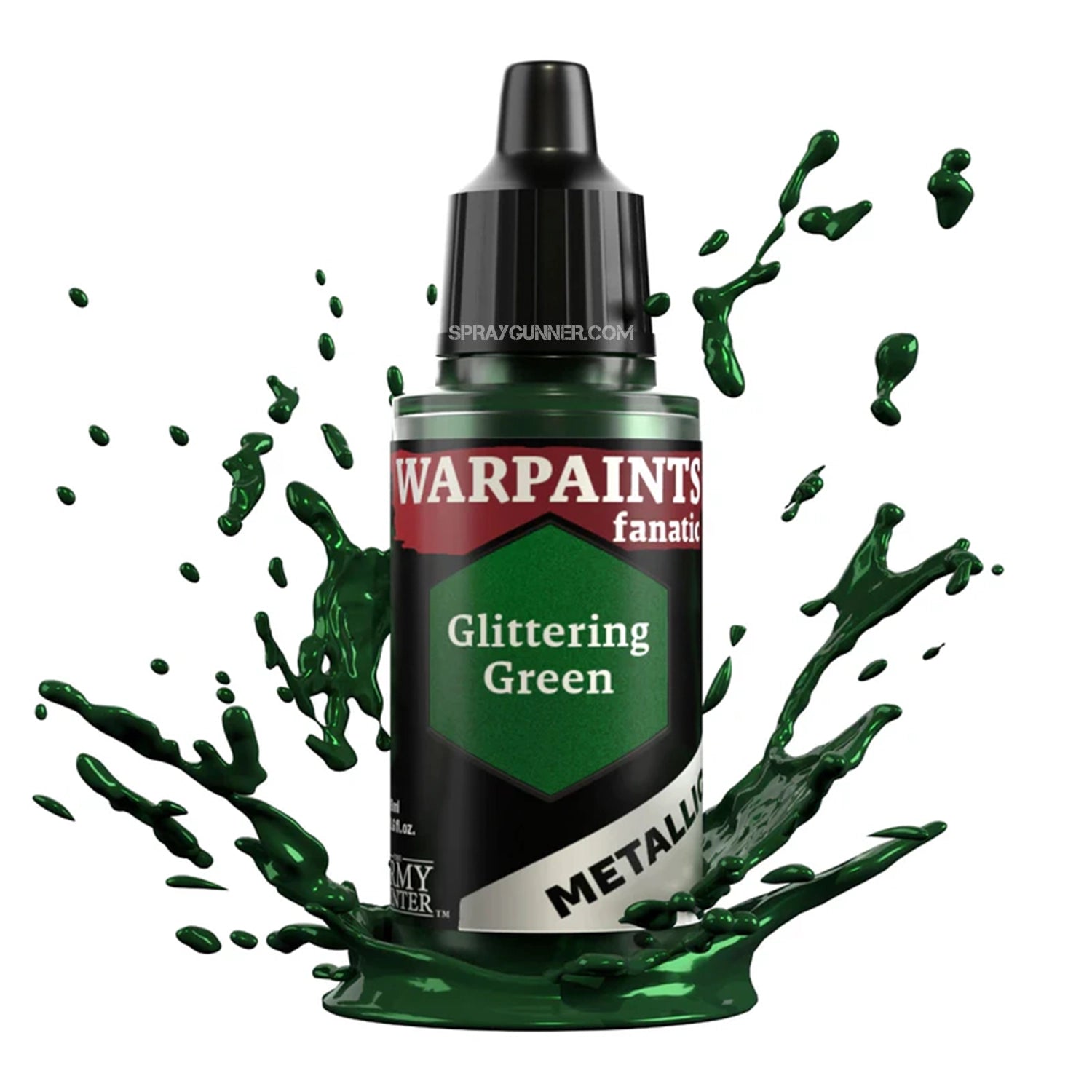 THE ARMY PAINTER: Warpaints Fanatic Metallic Glittering Green - Urbanlystore