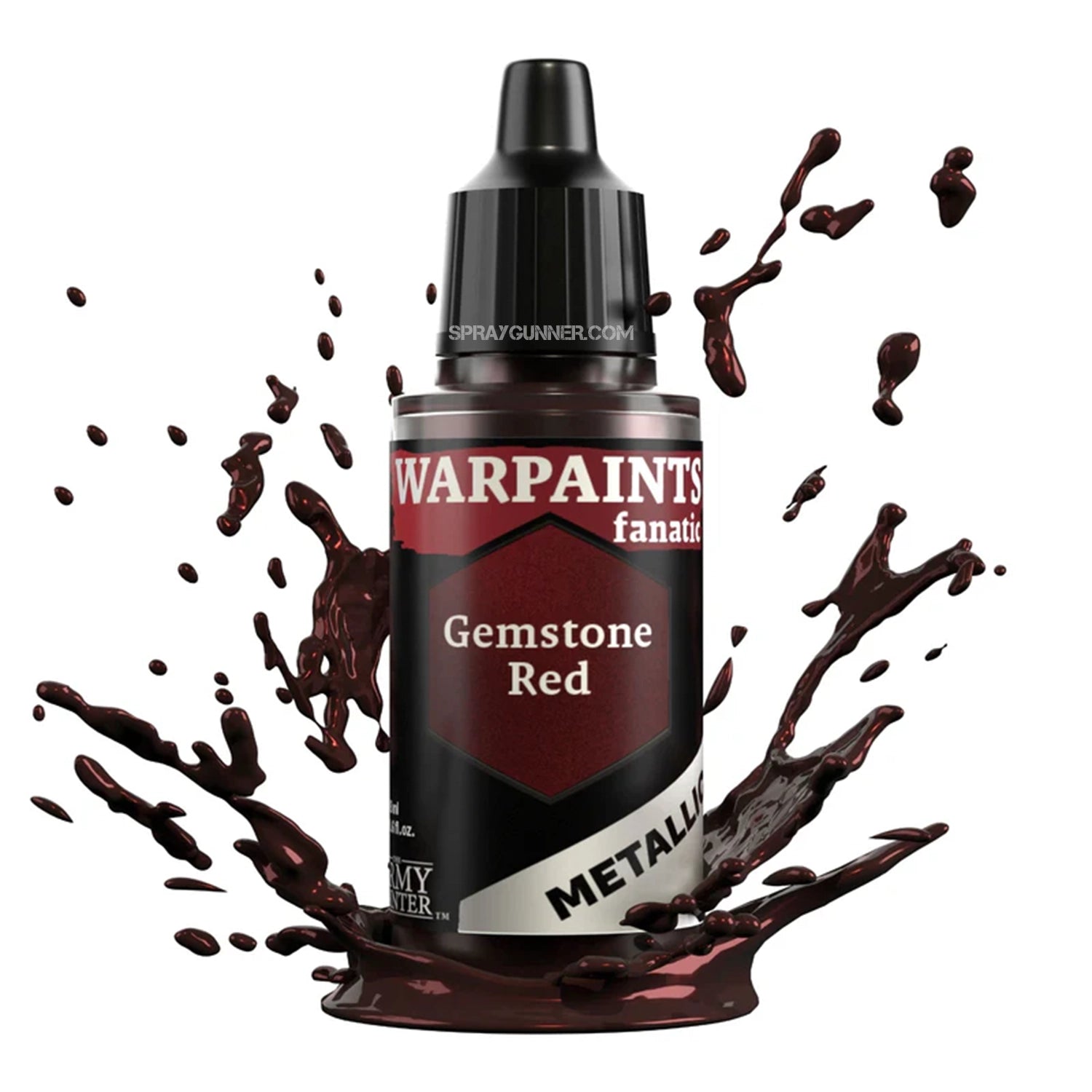 THE ARMY PAINTER: Warpaints Fanatic Metallic Gemstone Red - Urbanlystore