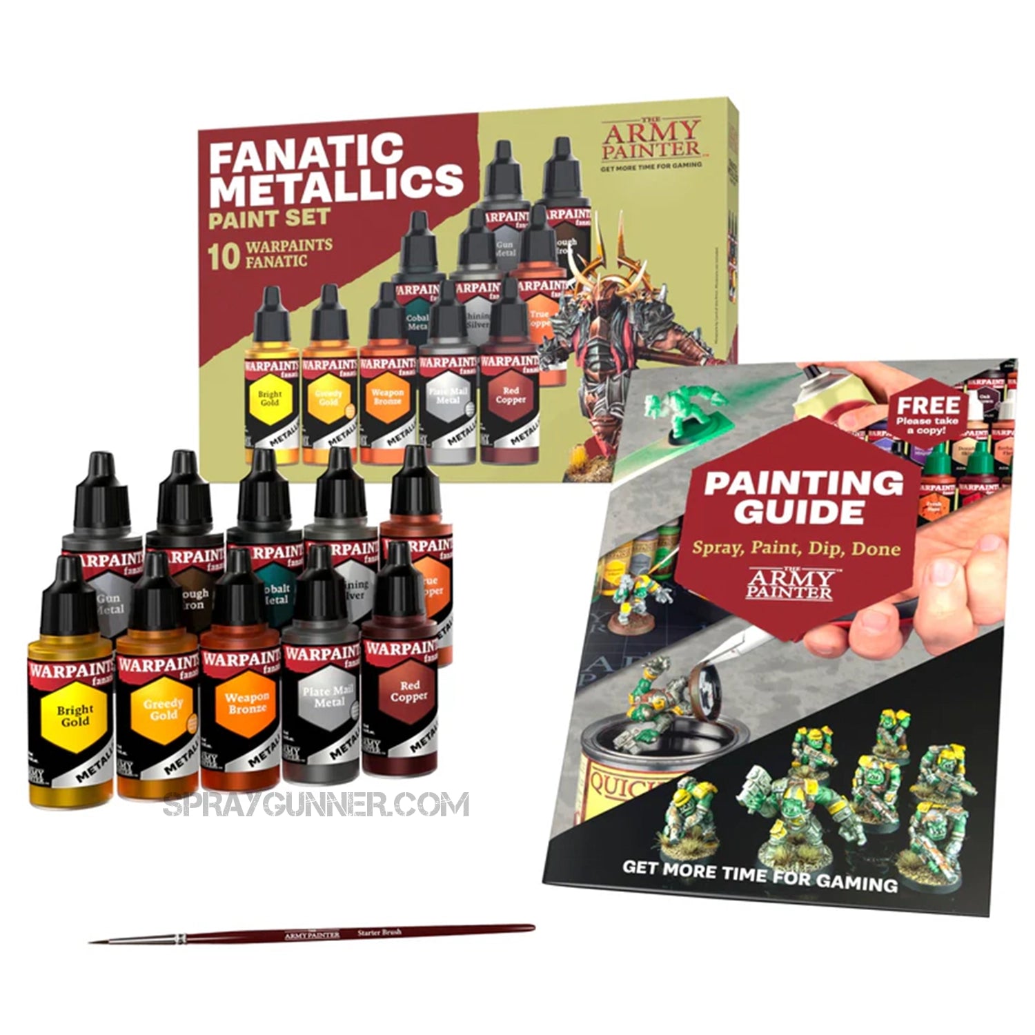 THE ARMY PAINTER: Warpaints Fanatic Metallics Set - Urbanlystore