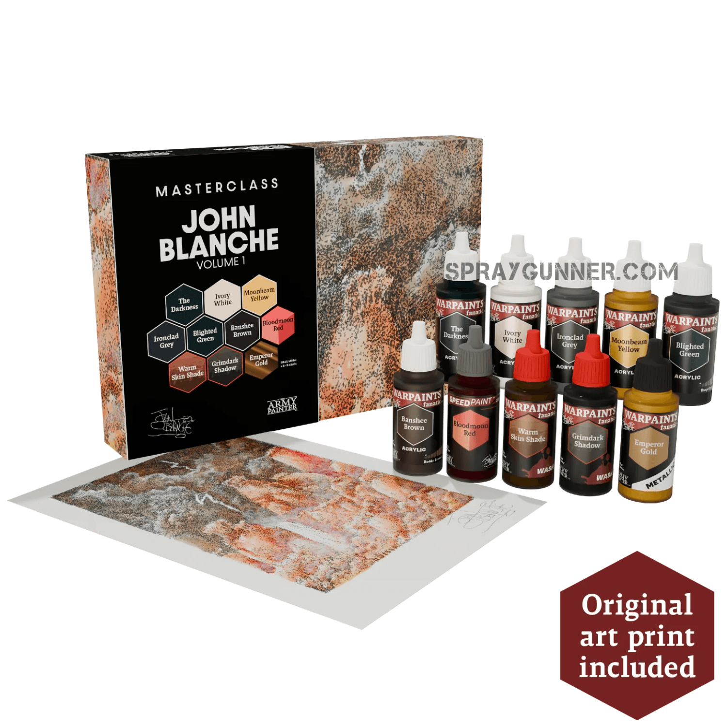 THE ARMY PAINTER: John Blanche Volume 1 Paint Set - Urbanlystore
