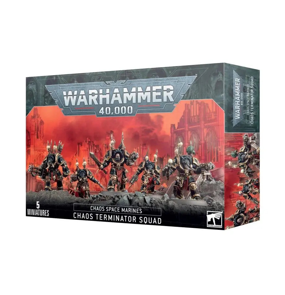 Warhammer 40K Chaos Space Marines Chaos Terminator Squad - Urbanlystore