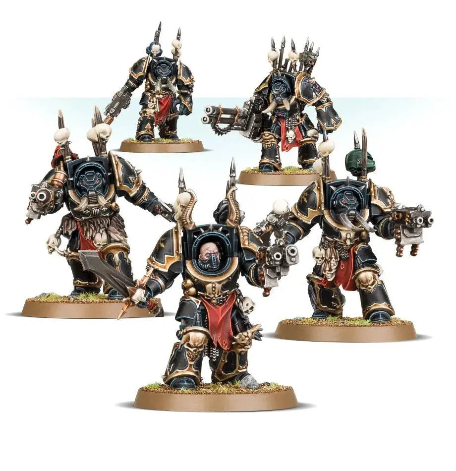 Warhammer 40K Chaos Space Marines Chaos Terminator Squad - Urbanlystore