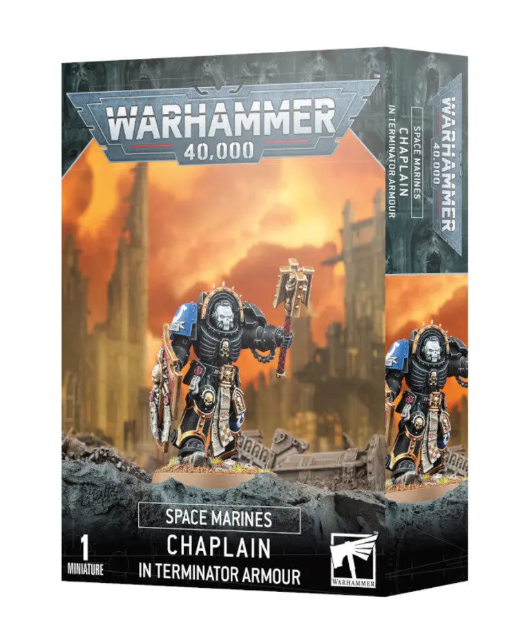 Warhammer 40K Space Marines - Chaplain In Terminator Armour - Urbanlystore