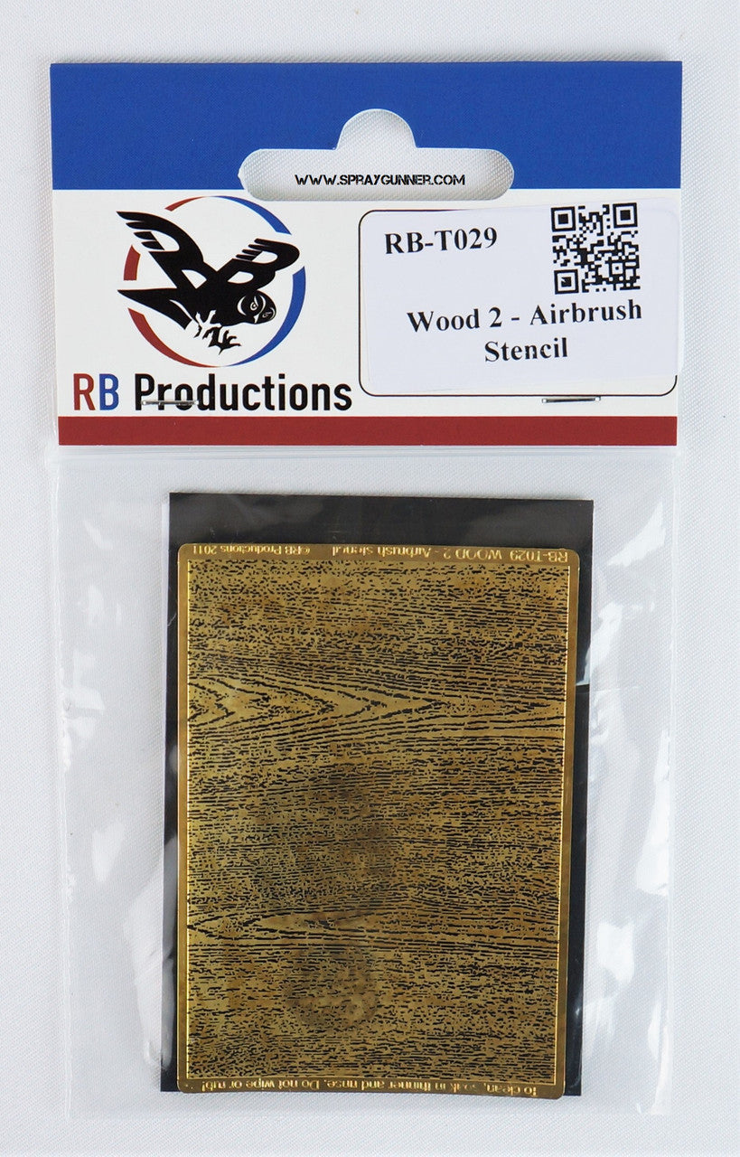 Wood 2 - Miniature Airbrush Stencil - Urbanlystore