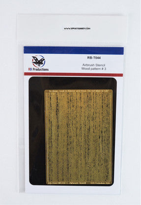 Wood 3 - Miniature Airbrush Stencil - Urbanlystore