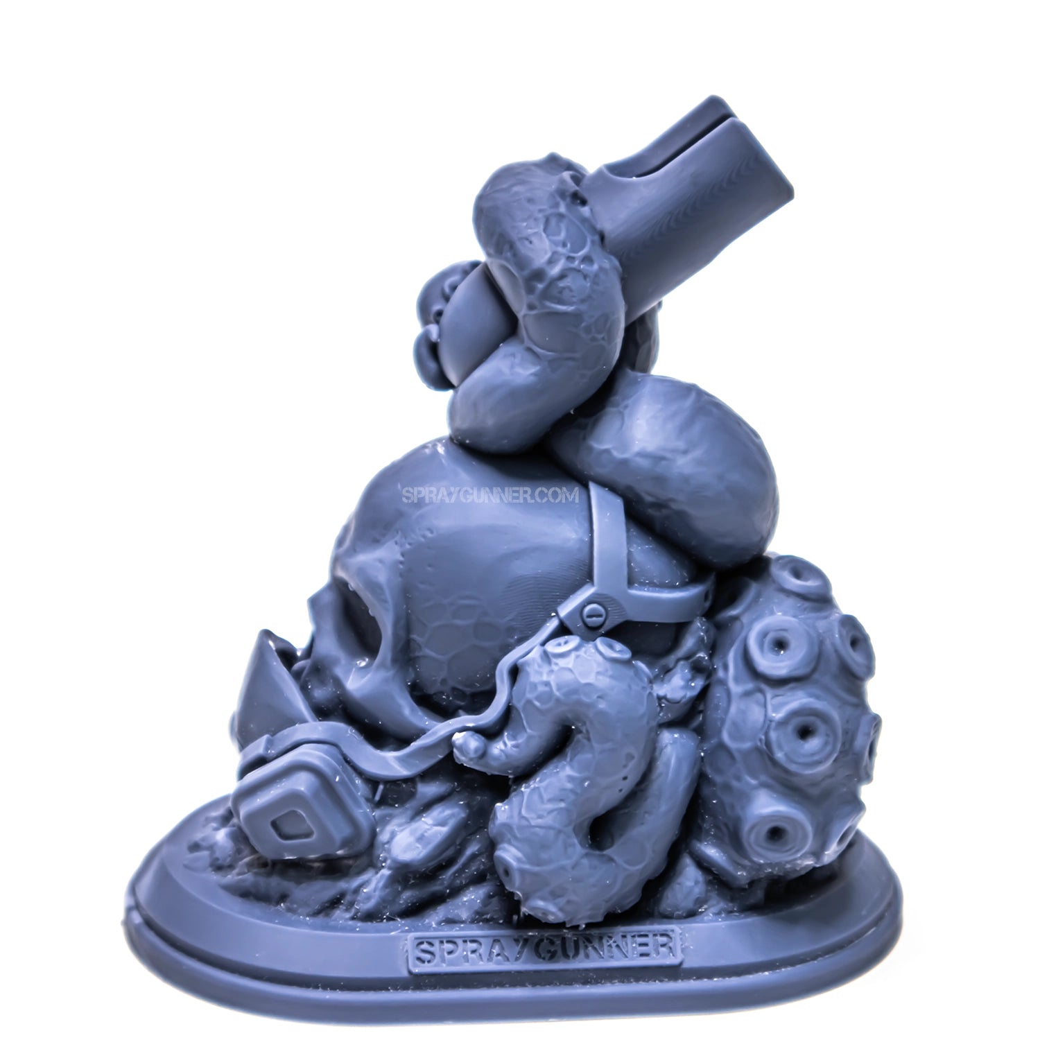 Skull Airbrush Display Stand airbrush holder - Urbanlystore