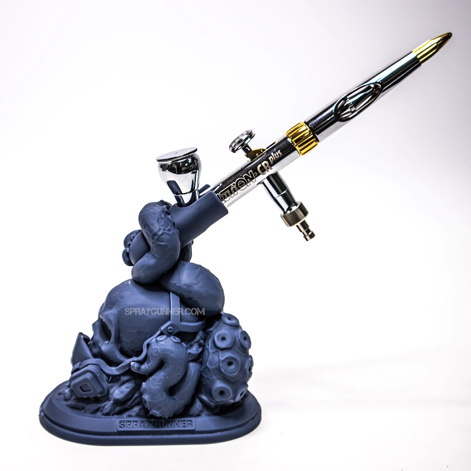 Skull Airbrush Display Stand airbrush holder - Urbanlystore