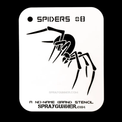 Spider #8 Stencil for airbrushing by NO-NAME Brand