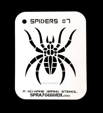 Spider #7 Stencil for airbrushing by NO-NAME Brand