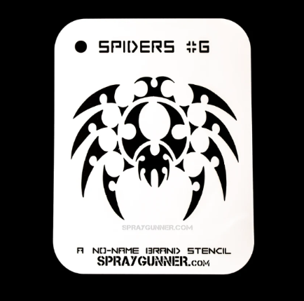Spider #6 Stencil for airbrushing by NO-NAME Brand