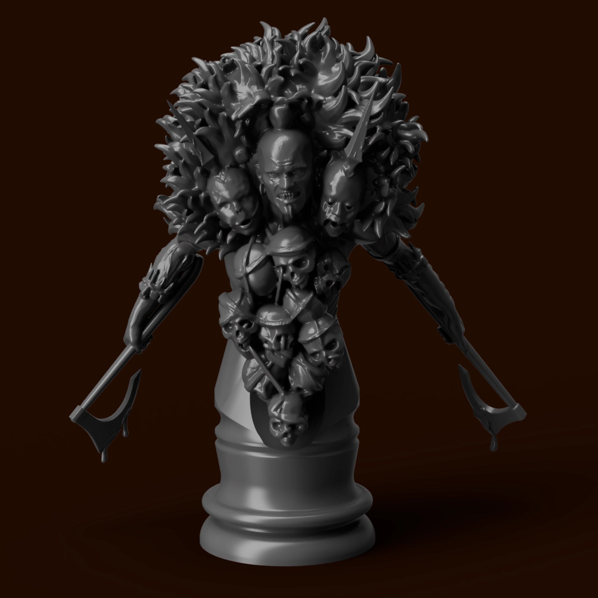 NO-NAME Miniatures "HeadHunter" Mini Bust 91 mm Figurine