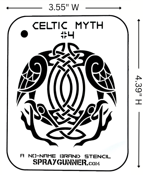 Celtic Myth #4 Stencil for airbrushing by NO-NAME Brand