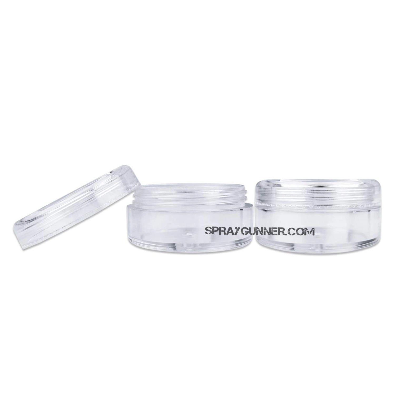 Clear jar with label for nozzle storage - Urbanlystore