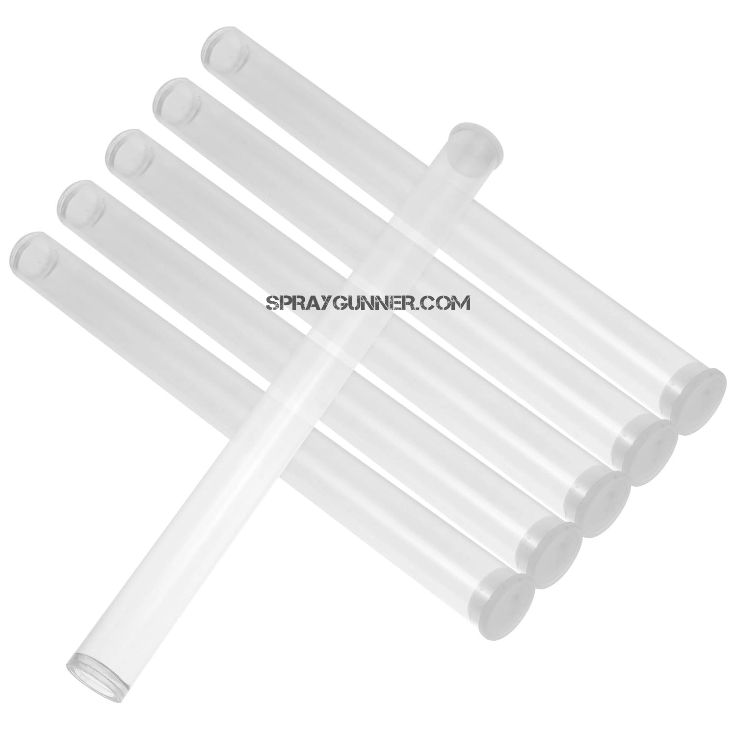 Clear tube with label  for needle storage - Urbanlystore