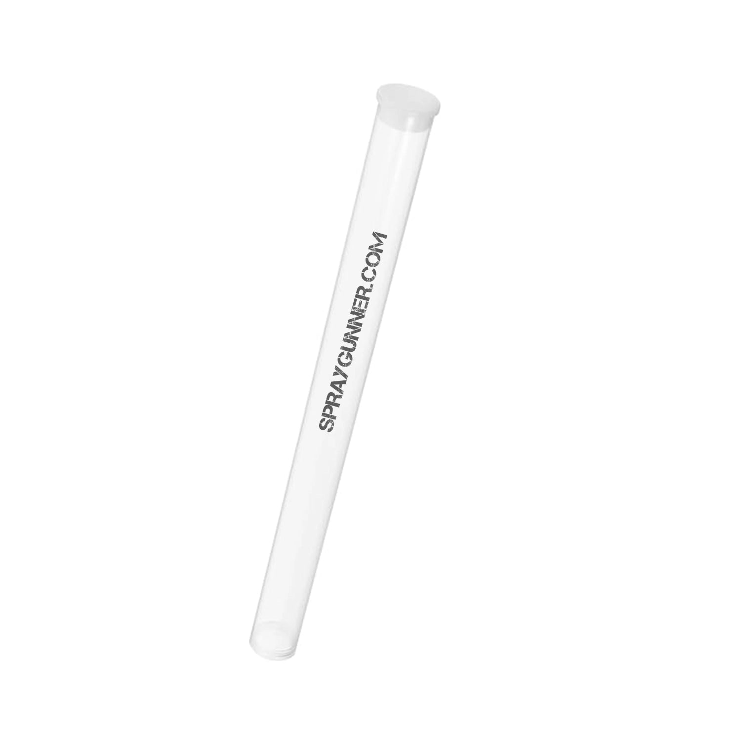 Clear tube with label  for needle storage - Urbanlystore