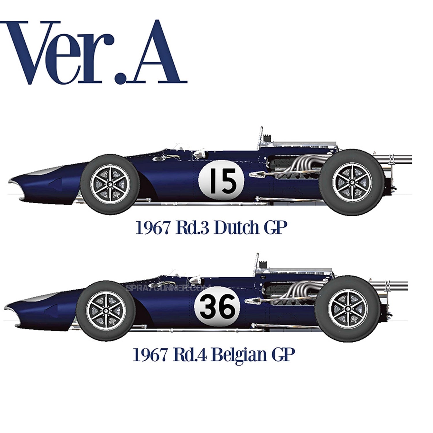 MODEL FACTORY HIRO: 1/12scale Fulldetail Kit : EAGLE Gurney-Weslake - Urbanlystore