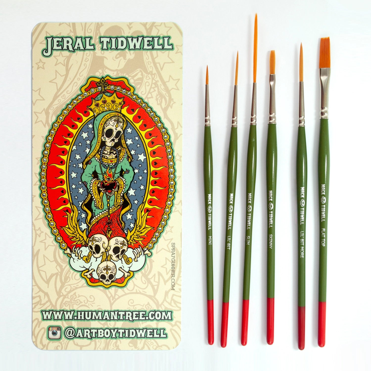 Mack/Tidwell 6 Piece Brush Set - Urbanlystore