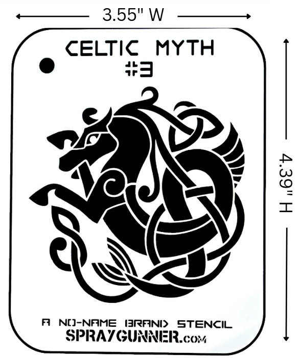 Celtic Myth #3 Stencil for airbrushing by NO-NAME Brand