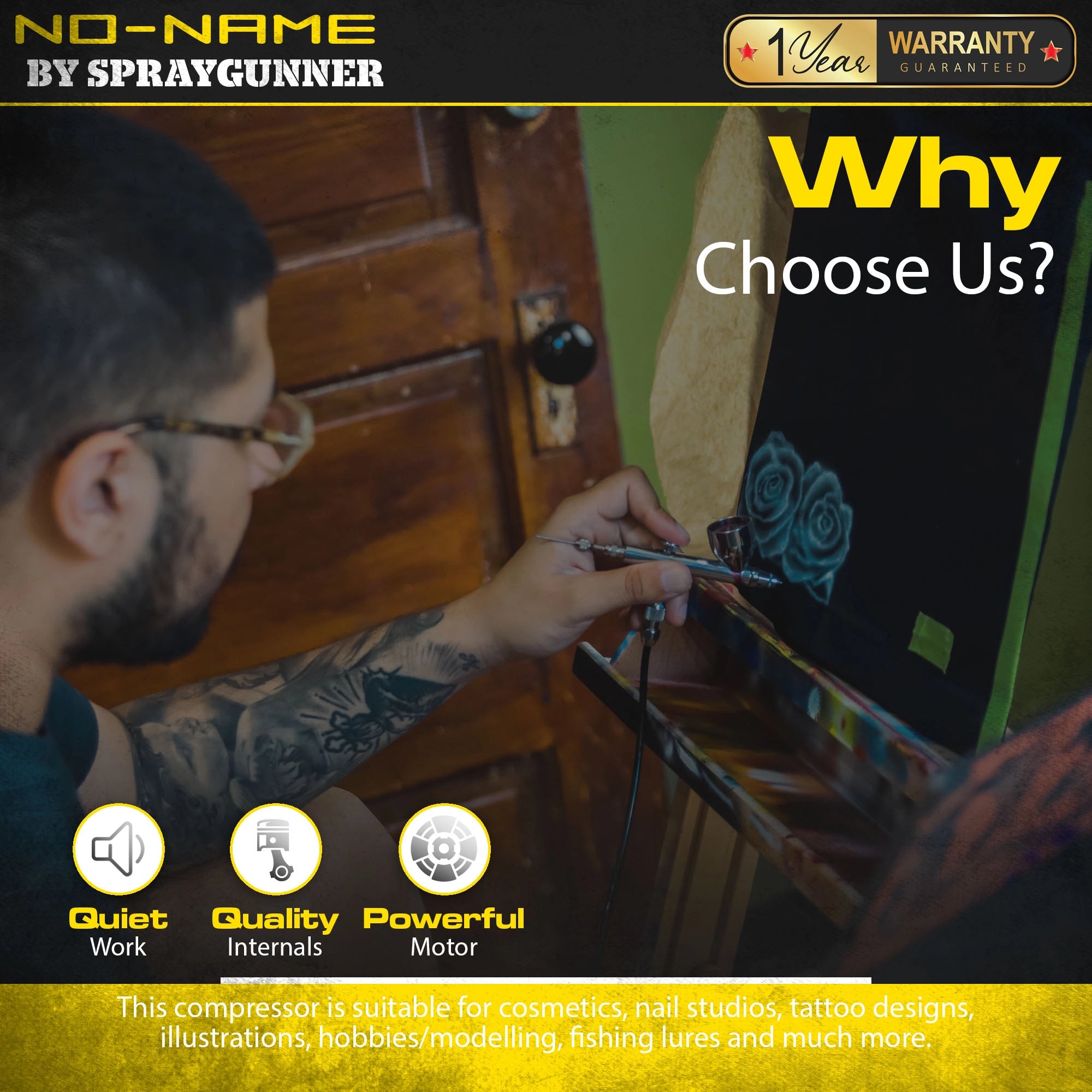 Open  Box Cool Rooty Tooty Airbrush Compressor by NO-NAME Brand NO-NAME brand