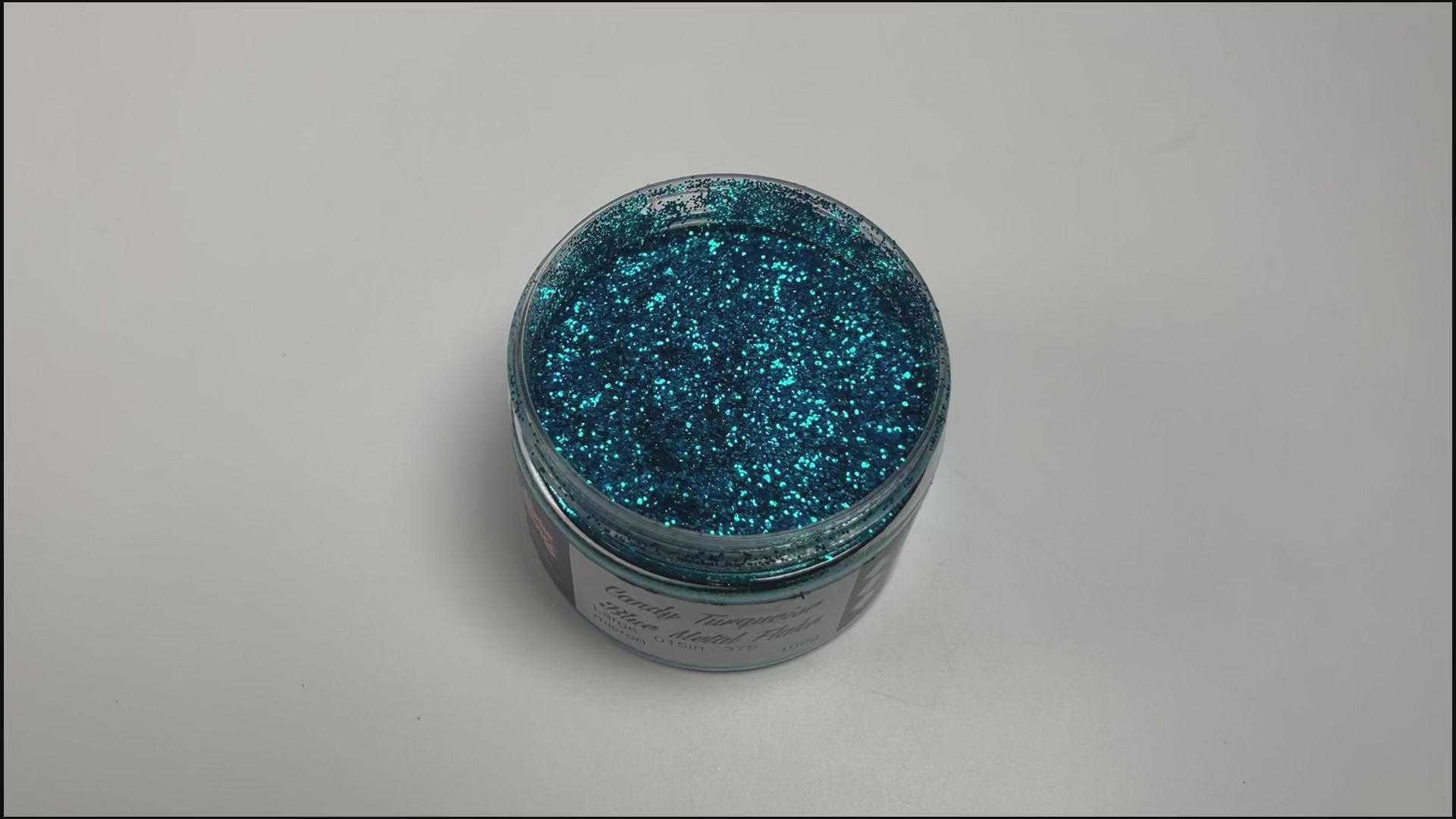 Flake King: Candy Turquoise Blue Metal Flake