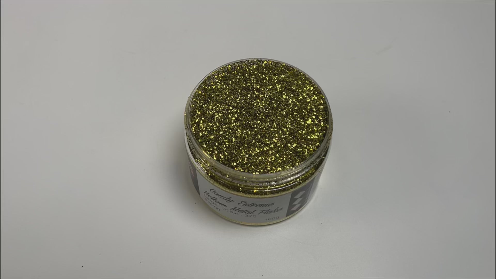 Flake King: Candy Extreme Yellow Metal Flake