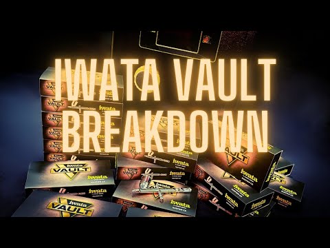 IWATA VAULT KUSTOM CS Gravity Feed Dual Action Airbrush