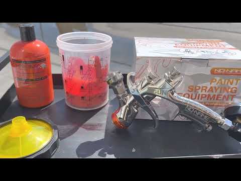 Z-GUN Base and Clear Combo By NO-NAME Brand ZGUN paint spray gun